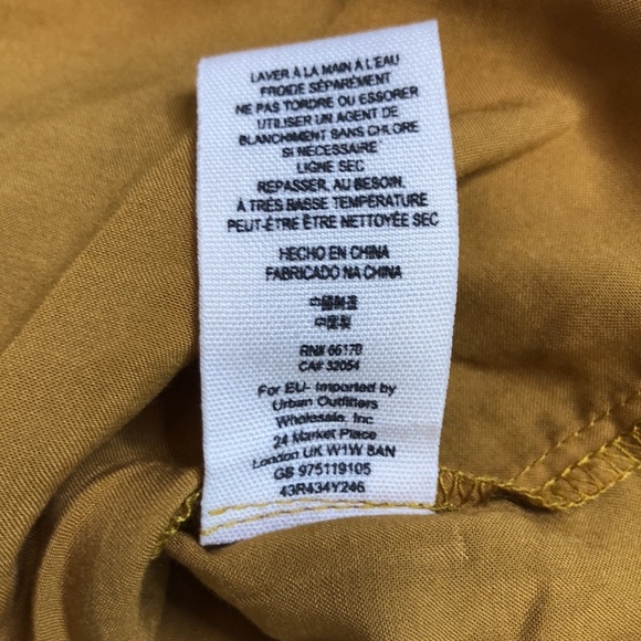 Free People Santa Cruz Gold and Blue Boho Kimono Dress Size S - Picture 13 of 13